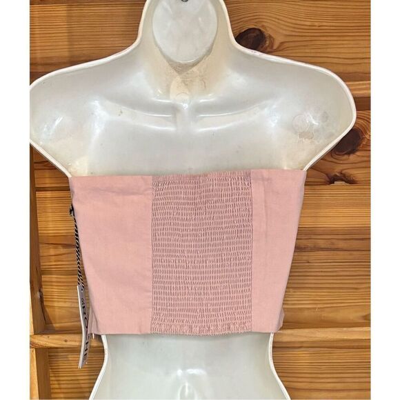 St. Roche Nude Pink Bandeau Top NWT Size Large - Picture 2 of 5